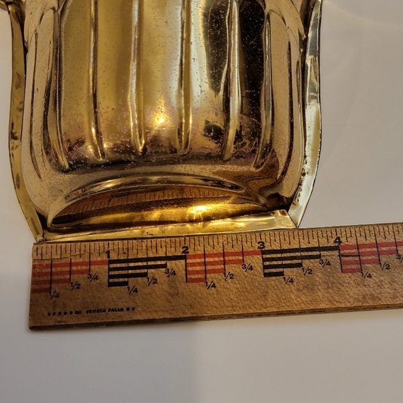 Vintage Gold Brass Bucket - Picture 7 of 7